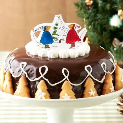 おきゃくさまのクリスマスケーキ