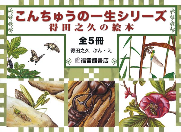 こんちゅうの一生シリーズ 得田之久の絵本 全５冊